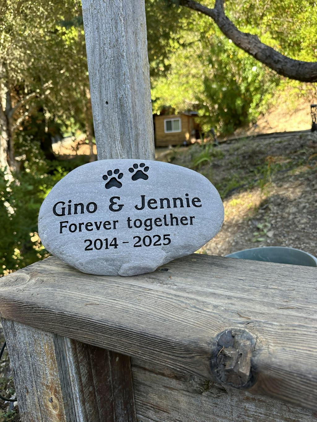 Large Pet Stone Memorial