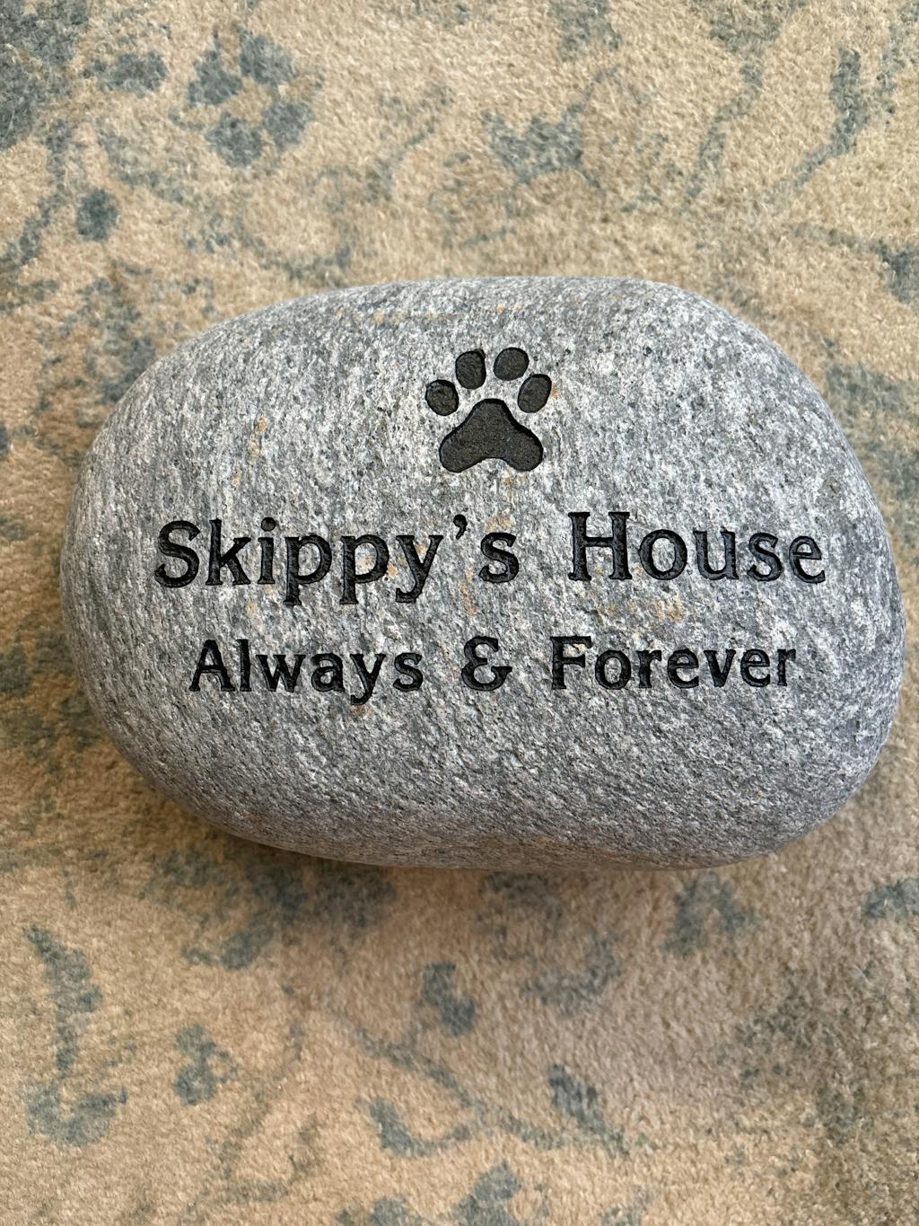 Large Pet Stone Memorial