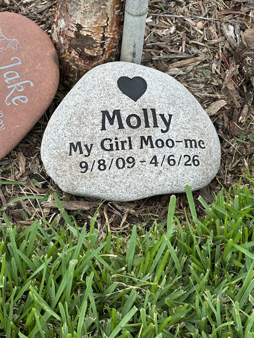 Large Pet Stone Memorial