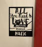 Love And A Cat Monogram