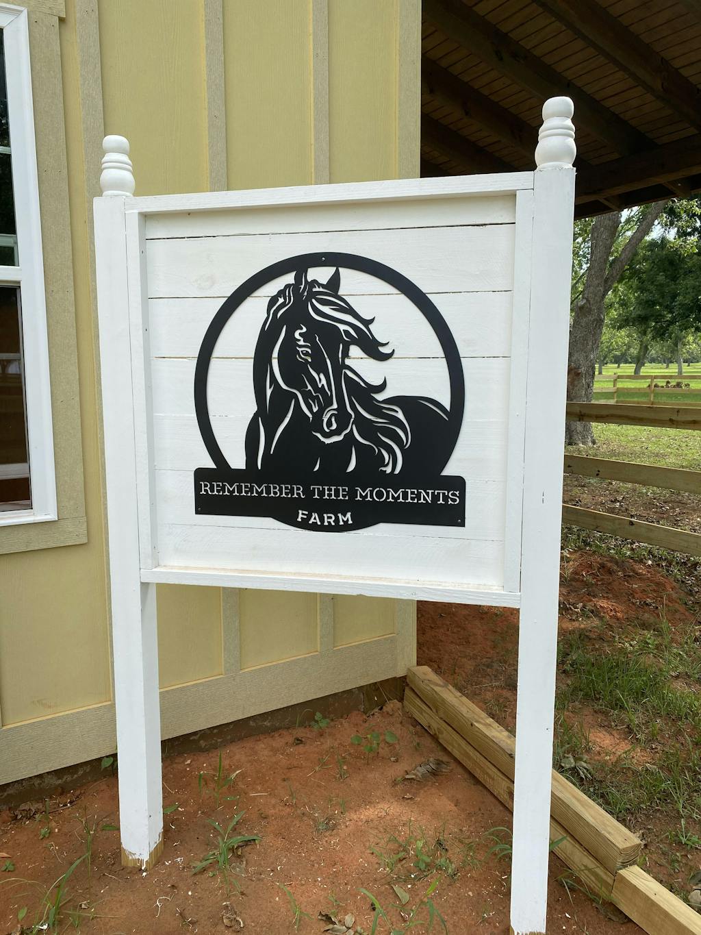 Calling All Ranchers! This Personalized Horse Ranch Sign is Perfect ...