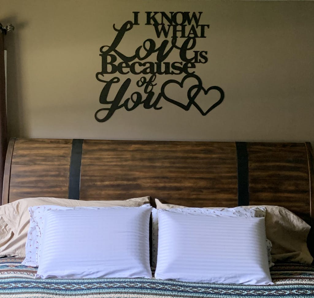 I Know What Love Is Wall Art Valentine's Day Gift Ideas for Couples