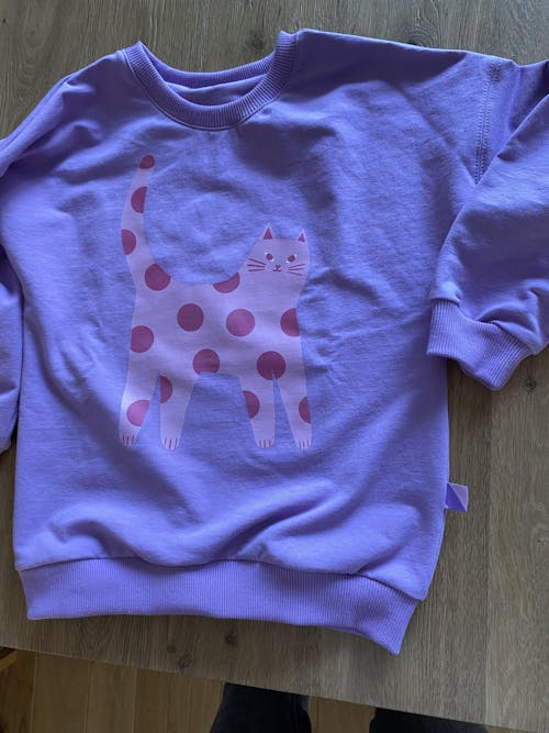 Cat Pink Pearl | Strijktransfer