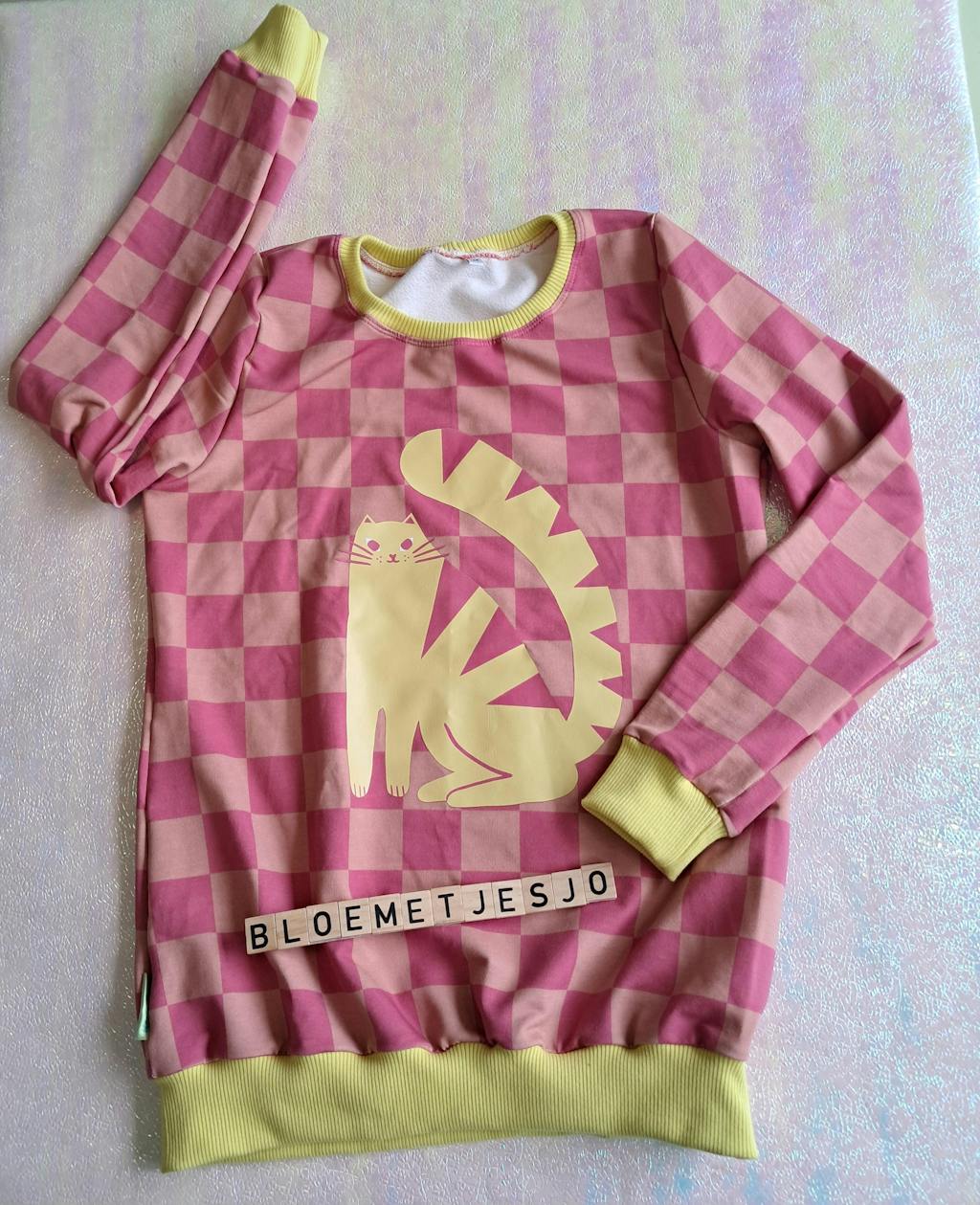 Cat Sunny Pink | Strijktransfer