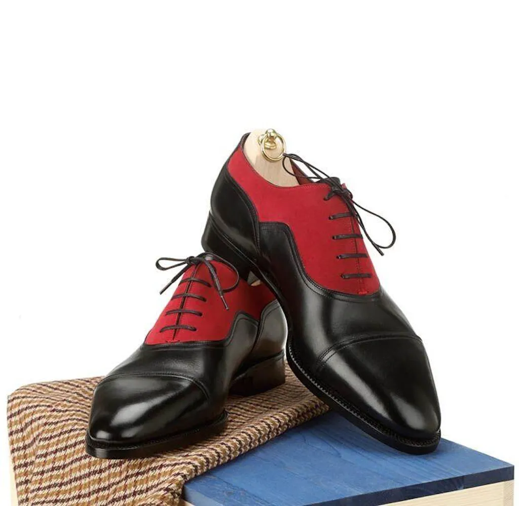 blue dress for baby girl Black & Red Men's Dress Shoes + Belt – Ja Ja Genau main image 0