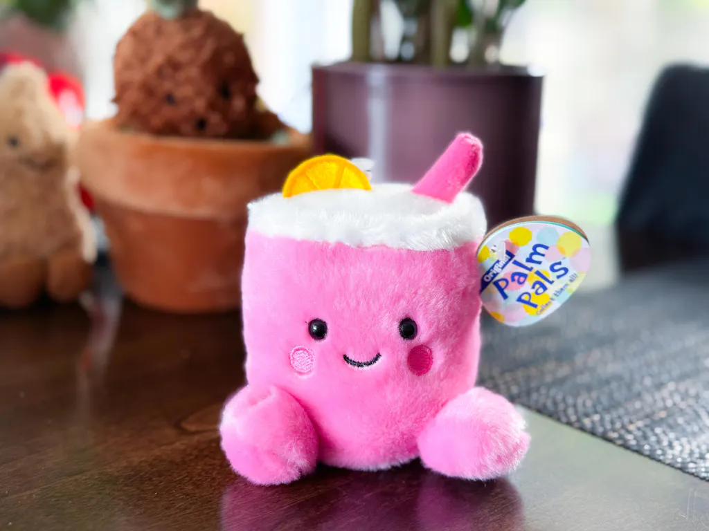 Palm Pals Zelie Pink Lemonade 5-Inch Plush Soft Toy | ReChild