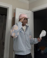 Fly Me The Moon Scattered Zip Up