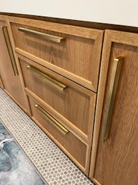 Pinch Pull - Solid Brass Mid-Century Modern Cabinet Pull