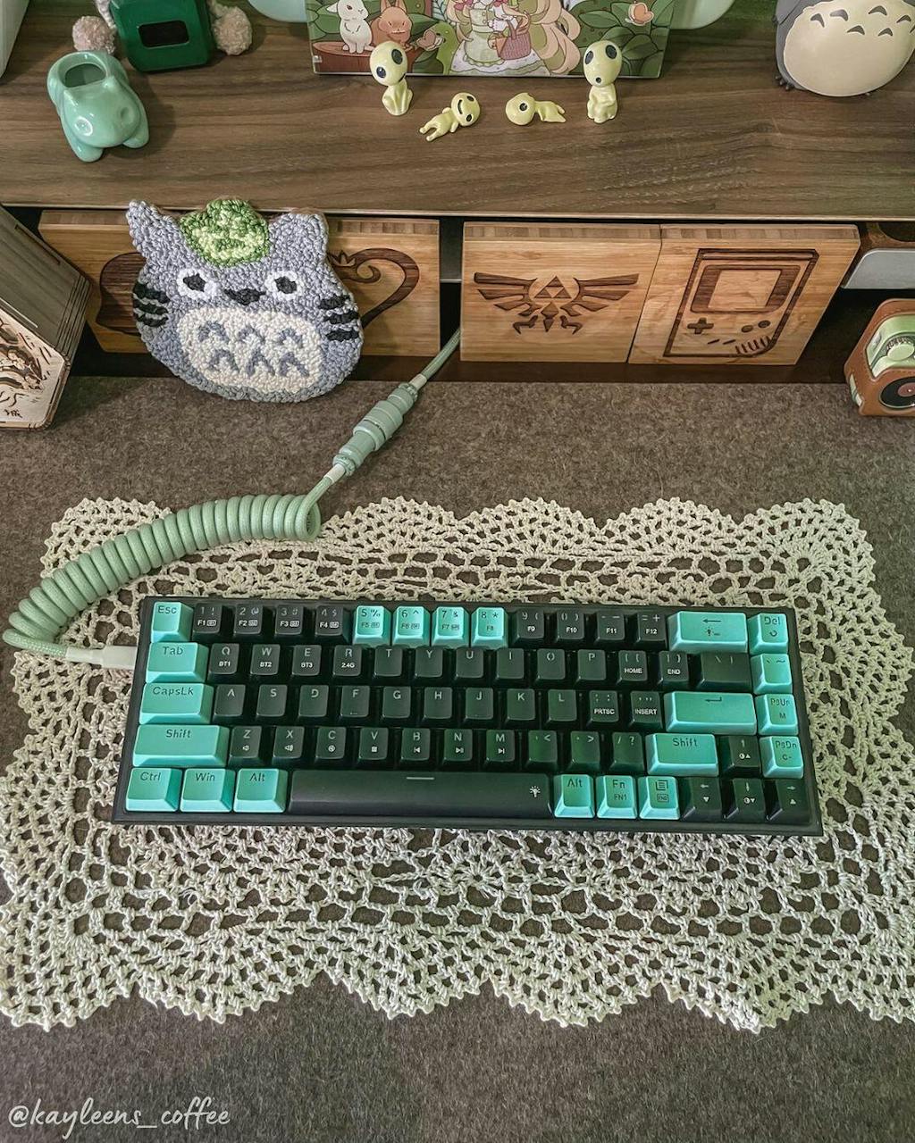 Redragon K631 Compact Wireless Green Mechanical Gaming Keyboard