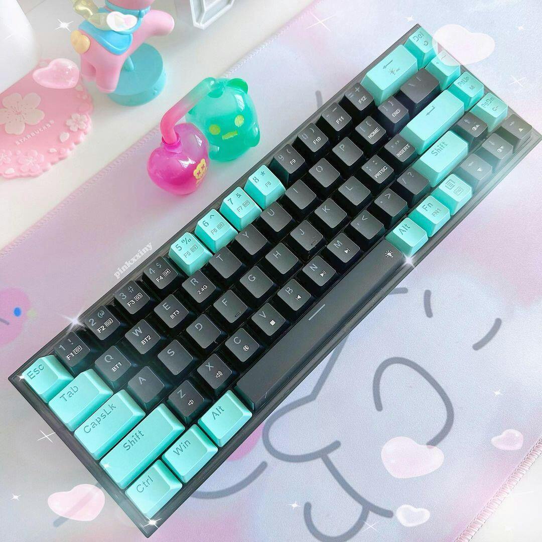 Redragon K631 Compact Wireless Green Mechanical Gaming Keyboard