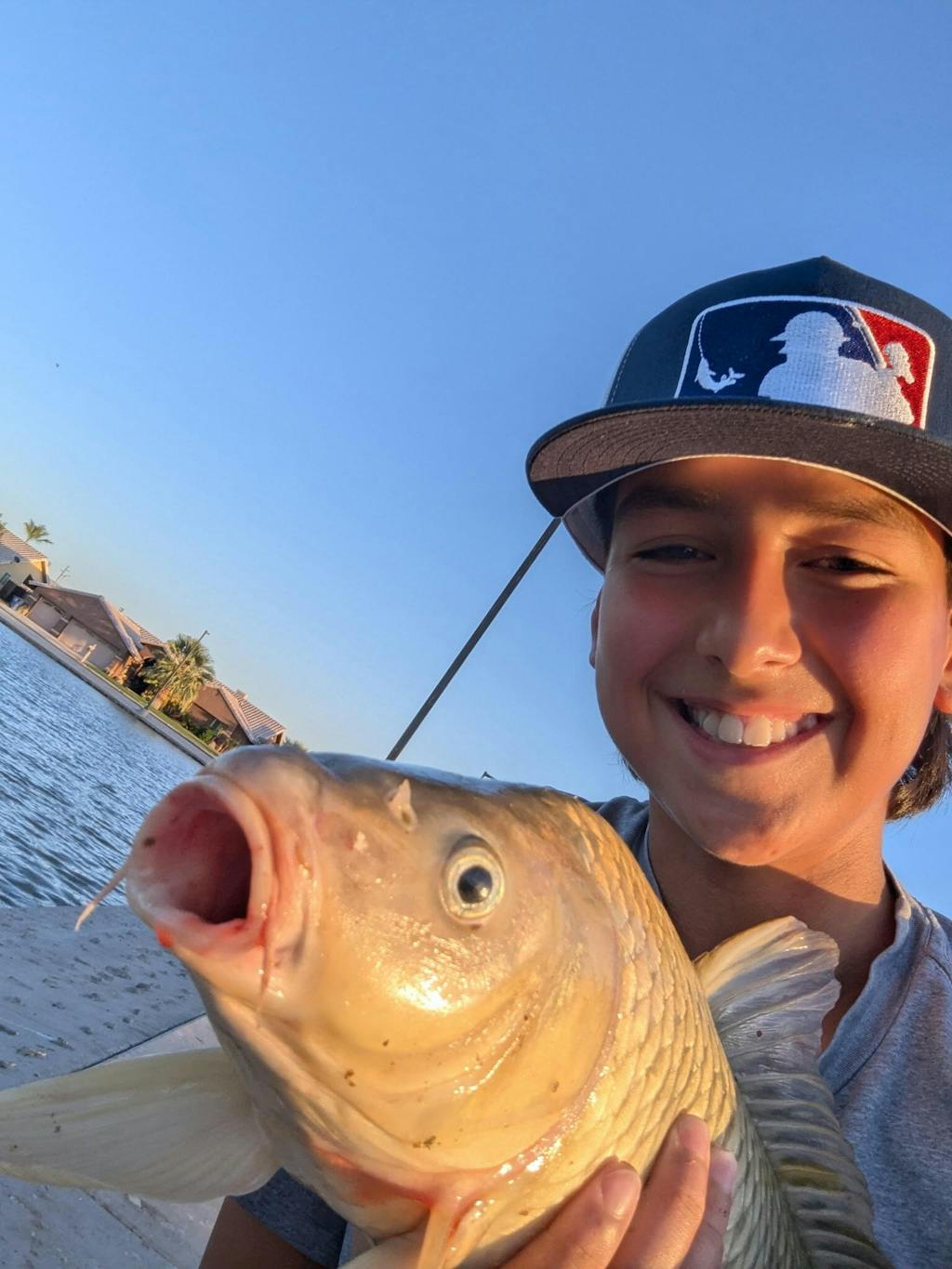 Baseball Fishing Trucker Hat