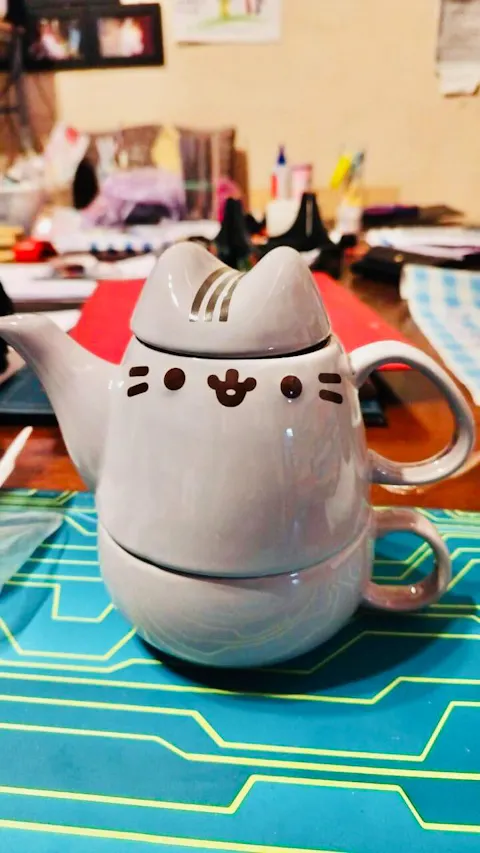 Tetera Pusheen Cat - Set 2 piezas