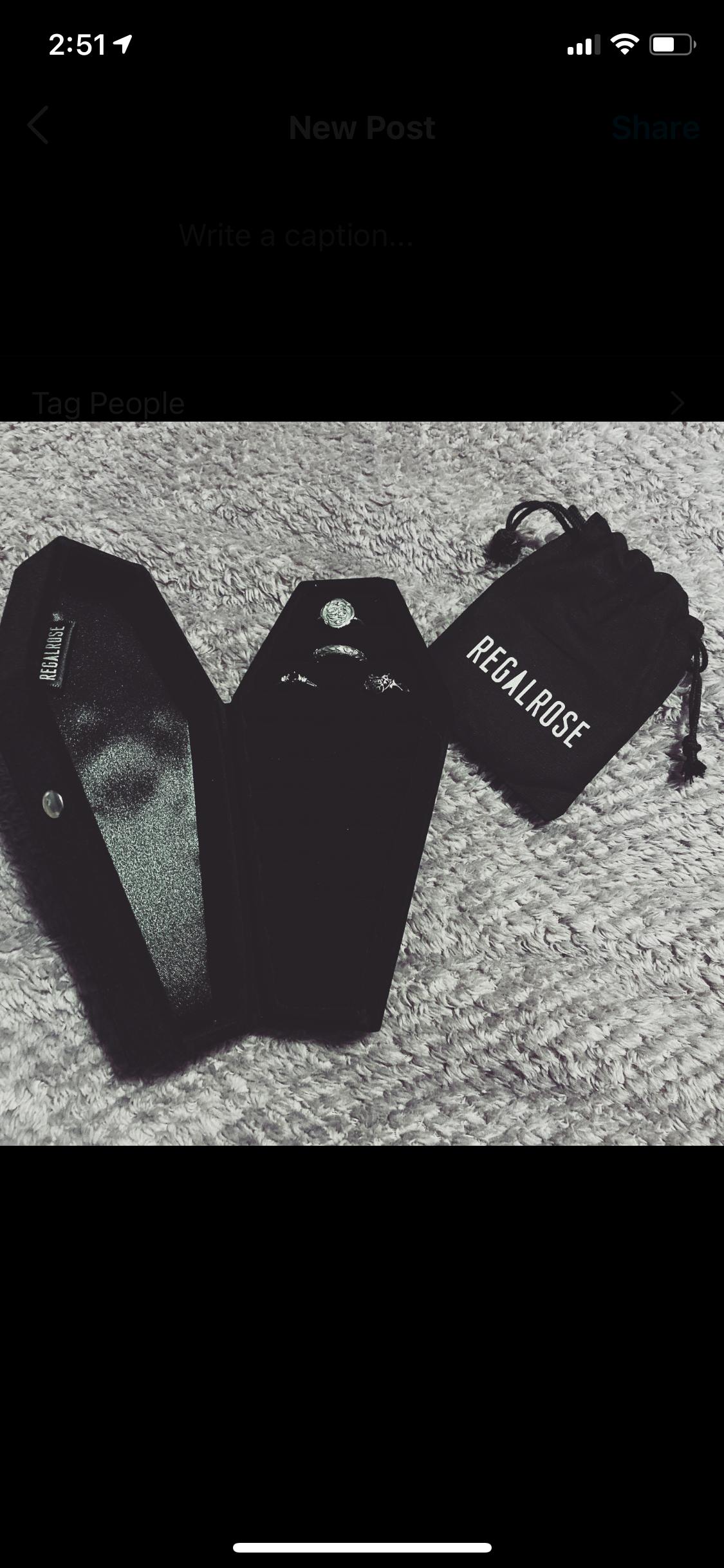 coffin ring case
