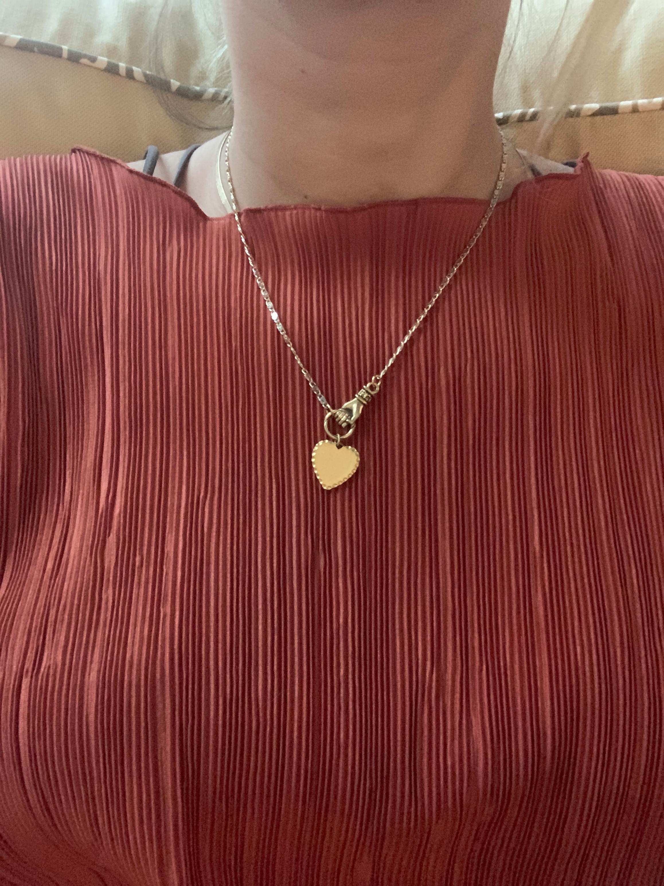 HAND OF GLORY. Grasping Heart Necklace 