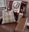 Personalized Family Name Christmas Woven Throw