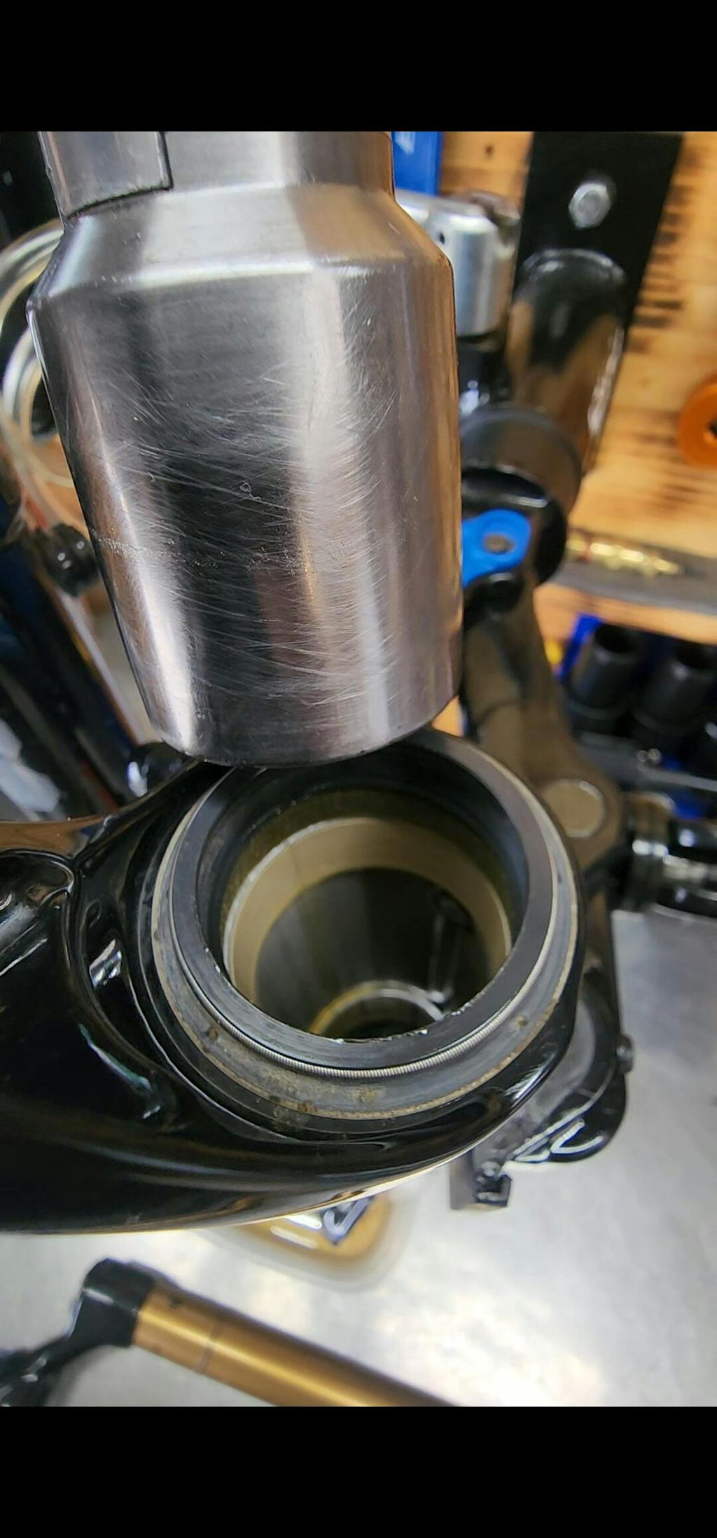 Fork Bushing Sizing / Burnishing Tool Relative Motion Suspension