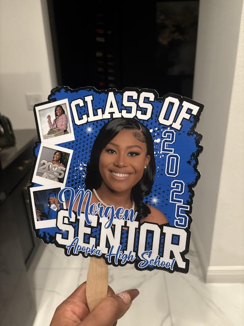 Graduation Hand Fans, Paddle Fans