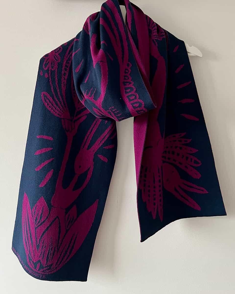 Knitted scarf from your own drawing | Relooped by You – reloopedbyyou