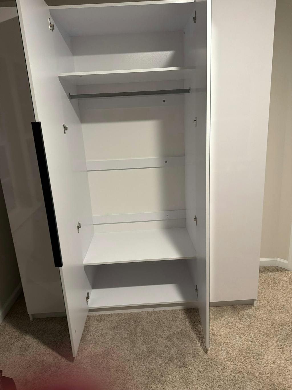 Paris Modern Closet in 63" & 71", Mirror & Mirrorless NEW