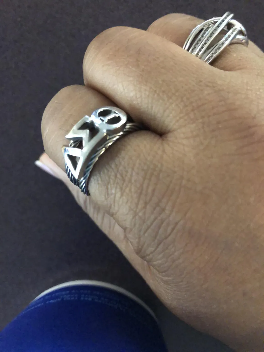 DST Symbols Rope Ring (Stainless Steel) – RENEE MARIE