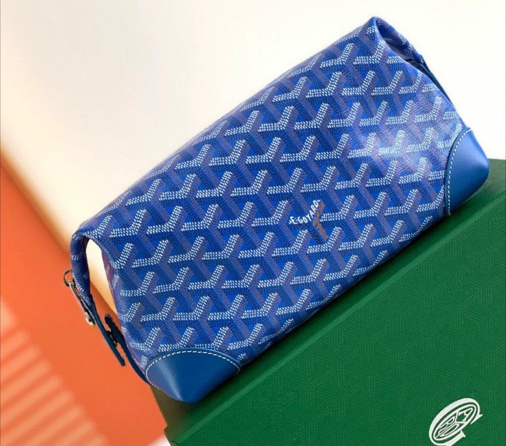 고야드 볼링 25 클러치 파우치 블랙탄