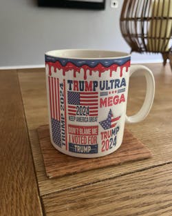 Don't Blame Me I Voted For The Right Person - 3D Inflated Effect Printed Mug