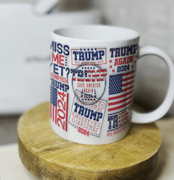 The Man Sustains American Success - 3D Inflated Effect Printed Mug