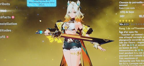Xilonen Genshin Account: Xilonen with rerolled primogems