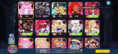 Cookie Run Kingdom Account Hollyberry server with 500-2000 Draws