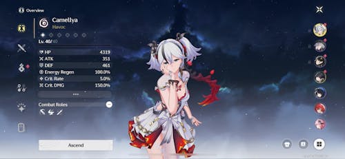 Camellya Account: Wuthering Waves Starter Account