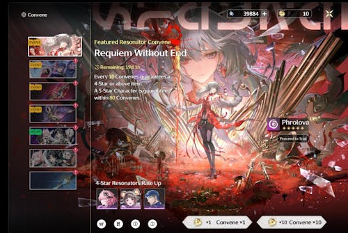 Wuthering Waves Account NA: America server with 100-500+ Convenes