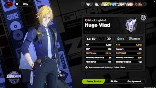 Hugo Zenless Zone Zero Account: Hugo with rerolled Polychrome