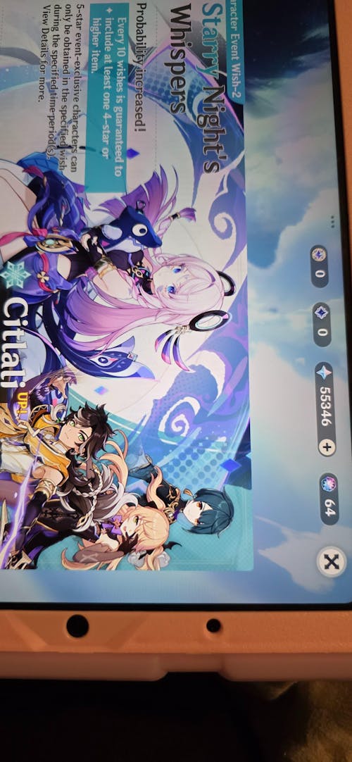 Genshin Account NA: America server with 300-1000+ Wishes