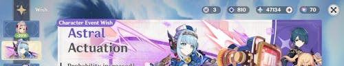 Genshin Account NA: America server with 300-1000+ Wishes
