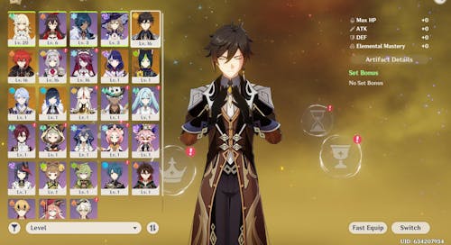 Zhongli Account: Genshin Starter Account