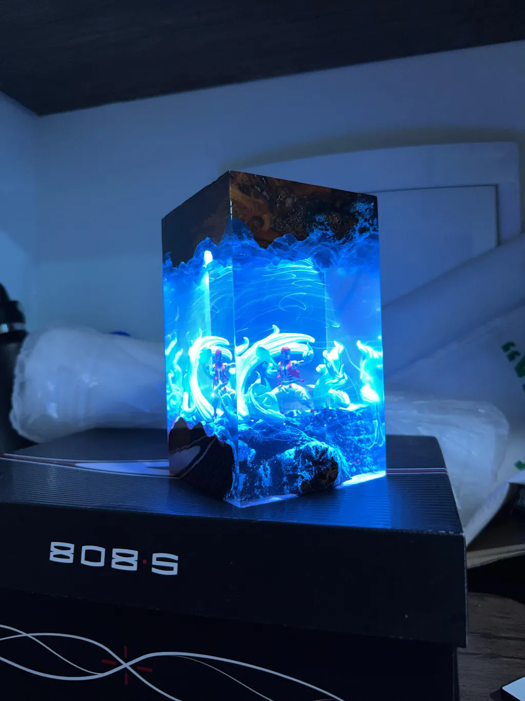 Akaza Resin Lamp - Demon Slayer