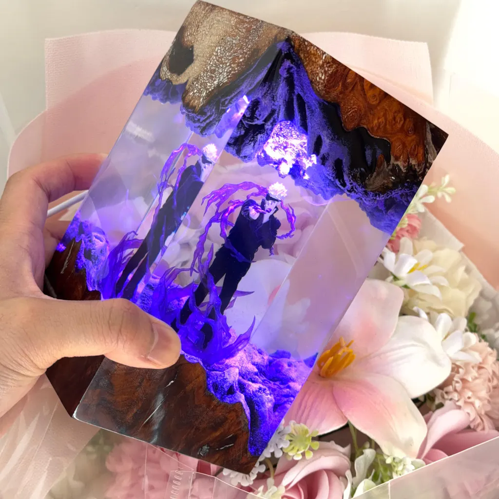 Gojo Satoru Resin Lamp V2 - Jujutsu Kaisen