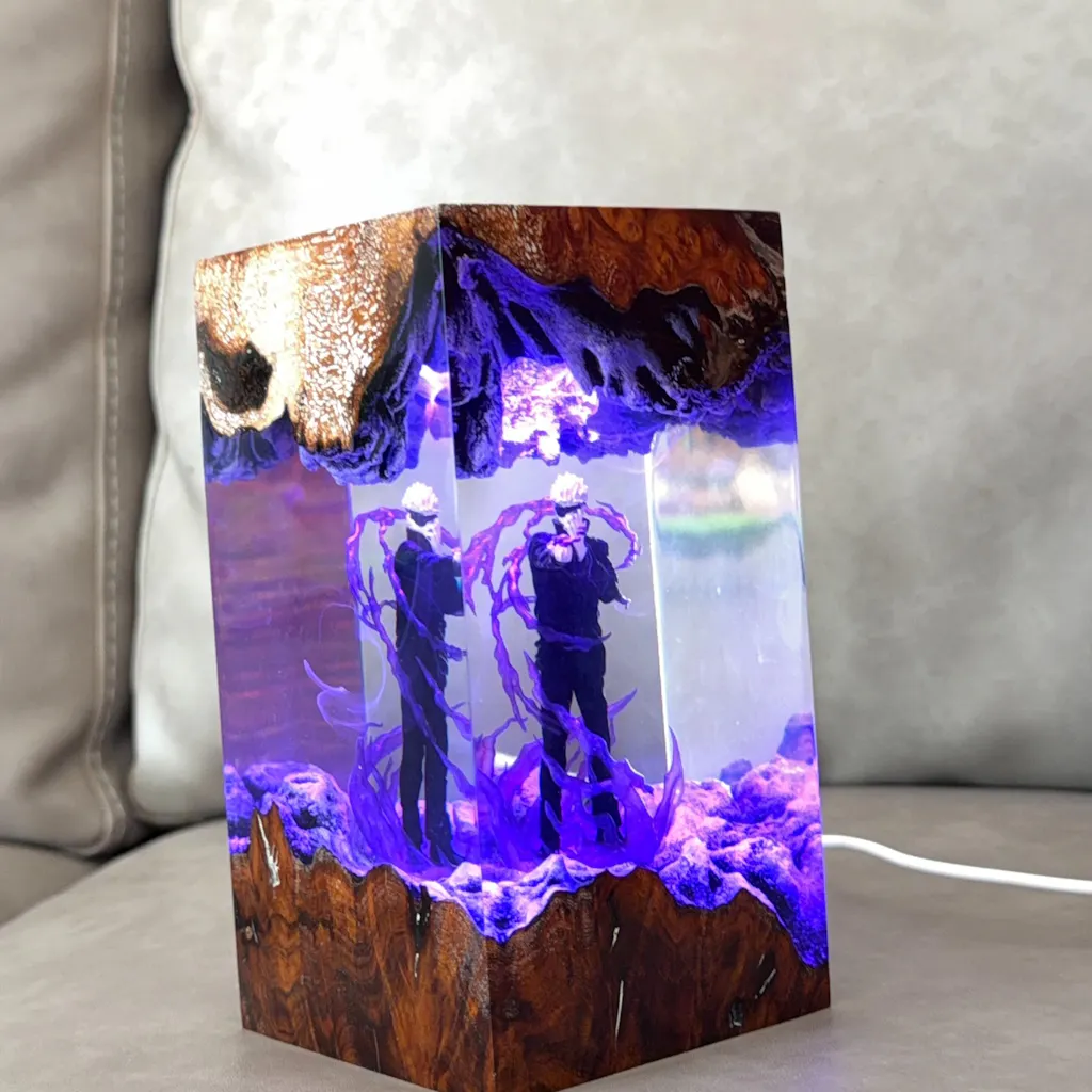 Gojo Satoru Resin Lamp V2 - Jujutsu Kaisen