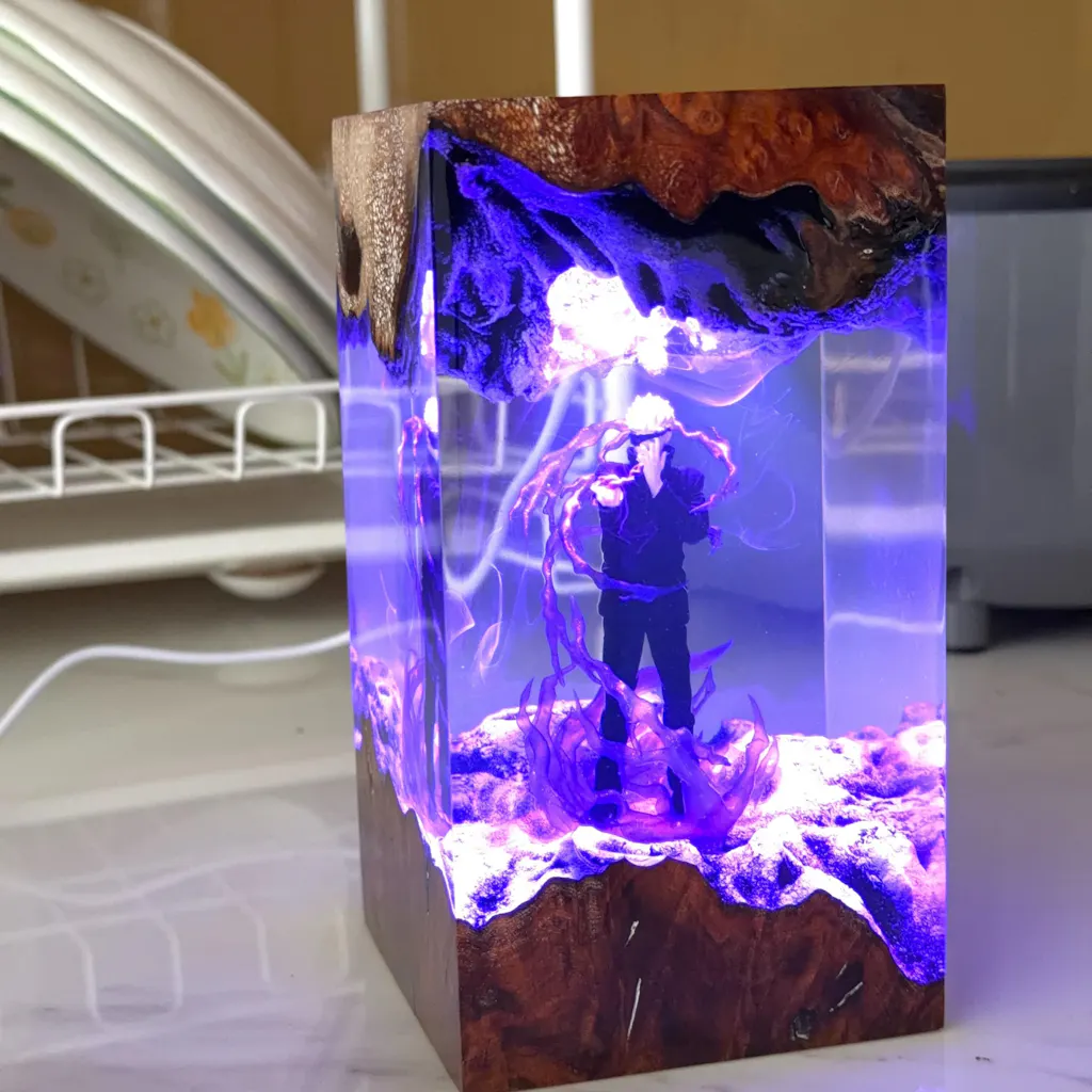 Gojo Satoru Resin Lamp V2 - Jujutsu Kaisen