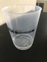 Large Graduated 10 ounce reusable resin plastic mixing cups - QTY 10