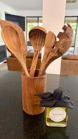 Teak Kitchen Utensil Set