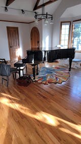 Handmade Irregular Shape Wool Area Rug - Unique Botanical Design Carpet