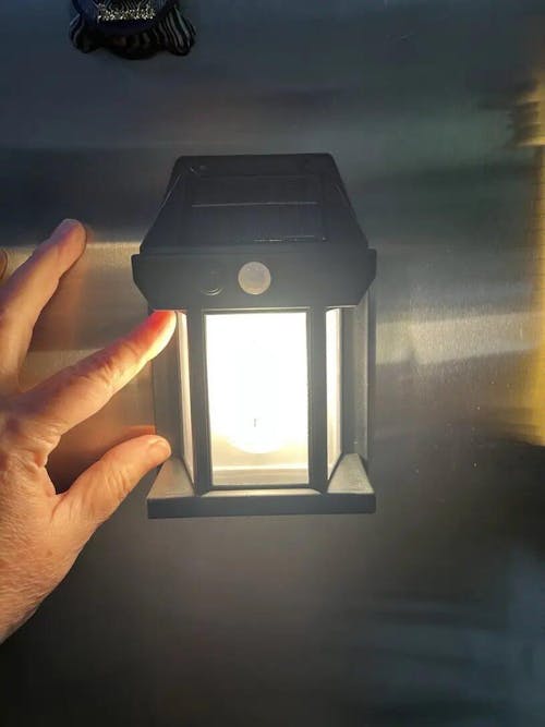 Solar Outdoor Wall Light with Motion Sensor