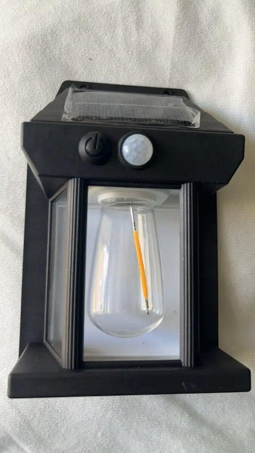 Solar Outdoor Wall Light with Motion Sensor