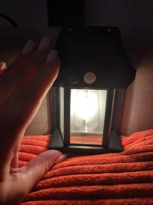 Solar Outdoor Wall Light with Motion Sensor