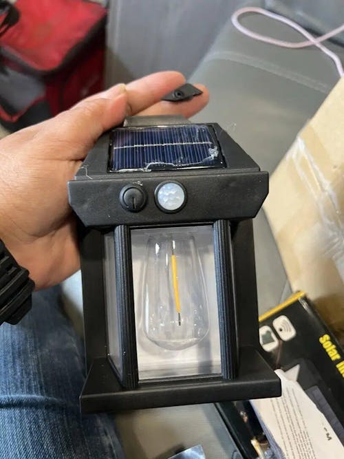 Solar Outdoor Wall Light with Motion Sensor