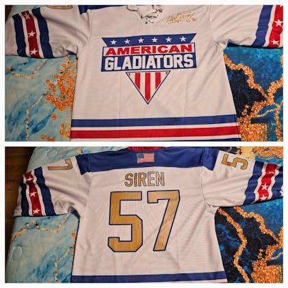 American Gladiators Lace-Up Hockey Sweater Jersey – Retro City Threads