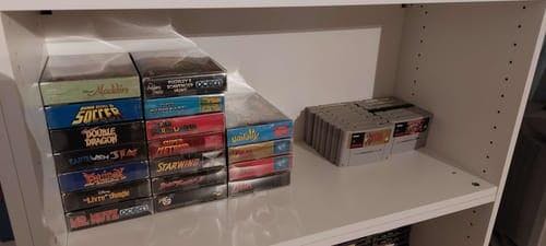 Boitiers de Protection Crystal Box de Jeux Super Famicom