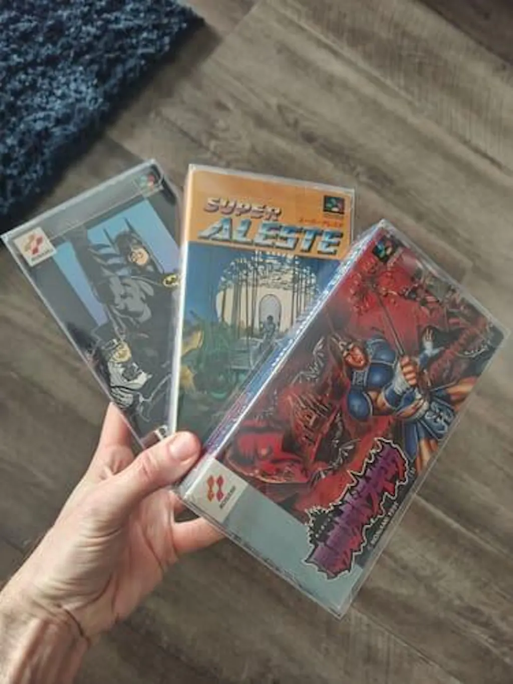 Boitiers de Protection Crystal Box de Jeux Super Famicom