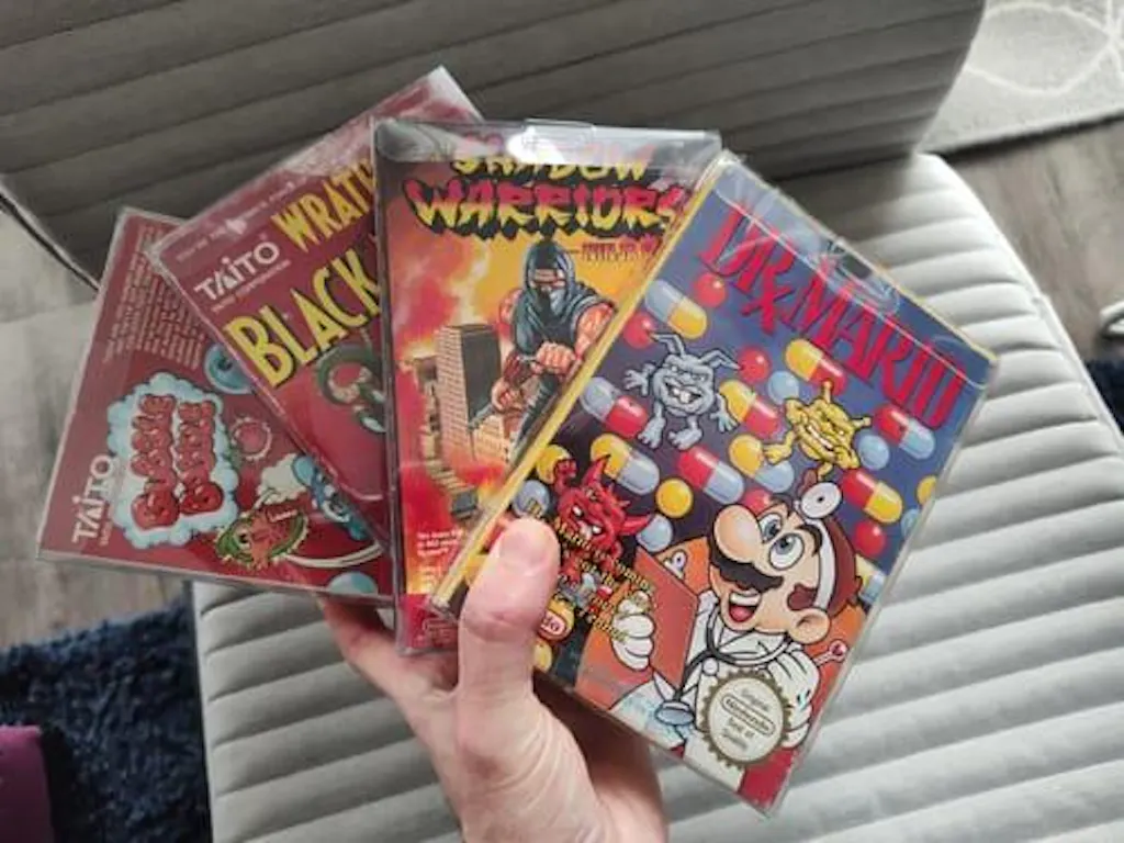 Boitiers de Protection Crystal Box de Jeux Nintendo NES